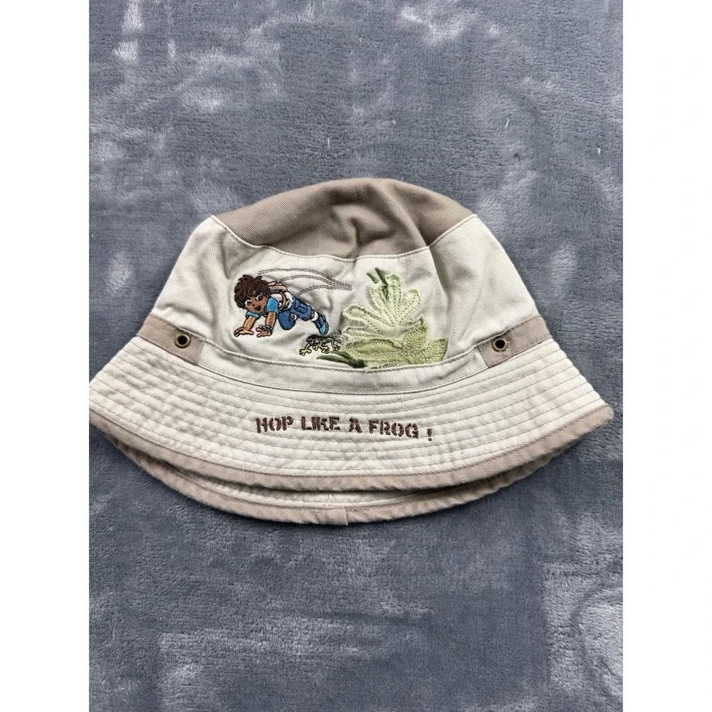 Nick Jr Go Diego Go! Kids Boys Bucket Safari Cap-Hat Embroidered 2008